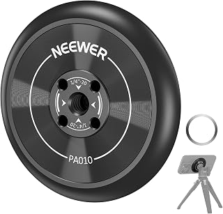 NEEWER Magnetic Phone Tripod Mount Adapter with Adhesive…