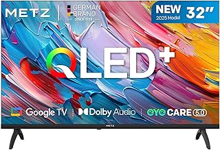 Compare METZ QLED 32 inch Smart TV HD, 32MQF7000Z, HDR10, Dolby Audio, Google TV Googlecast, Tuner DVBTT2CSS2Analog at KSA Price