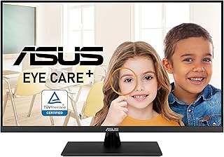 Compare ASUS 31.5” 4K HDR Eye Care Monitor VP327Q – UHD 3840 x 2160, 99% sRGB, HDR10, AdaptiveSync, Speakers, DisplayPort, HDMI, Flicker Free, Blue Light Filter, VESA Mountable,Black at KSA Price