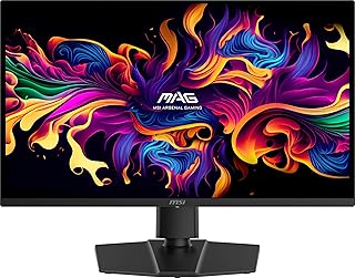Compare MSI MAG 273QP QDOLED X24 27inch 2560 x 1440 QHD Gaming Monitor, 240Hz, AdaptiveSynch, HDMI, DisplayPort, VESA Mountable, Tilt, Height Adjustable, Speaker, 0.03ms, Black at KSA Price