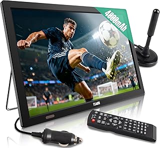 Compare 15.6" Portable DigitalTV,4000mAh Rechargeable Battery with ATSC Tuner at KSA Price