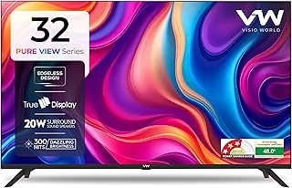 Compare VW 80 cm 32 inches Frameless Series HD Ready LED TV VW32A Black at KSA Price