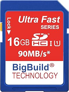 16GB Ultra Fast 90MB/s Memory Card Class 10 SDHC…