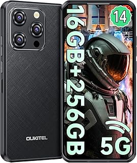 Compare WP52 5G Rugged Smartphone Android14 16GB+256GB 6500mAh Mobile Phone 48MP NFC Cell Phone（Black） at KSA Price