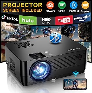 5G WiFi Bluetooth Native 1080P Projector[Projector…