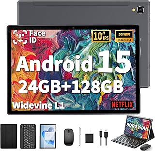 2026 Android Tablet with Keyboard, 24GB+128GB+2TB…