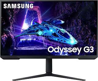 Compare Samsung Odyssey G3 LS32DG302EUXXU 32" 180Hz 1ms FullHD Gaming Monitor  1920x1080, HDR10, HDMI, Displayport, Freesync, Height Adjust at KSA Price