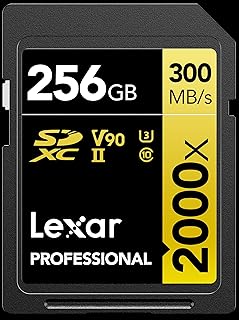 Compare Lexar 256GB Professional 2000x SDXC Memory Card, UHSII, C10, U3, V90, FullHD & 8K Video, Up To 300MBs Read, for DSLR, CinemaQuality Video Cameras LSD2000256GBNNNU at KSA Price