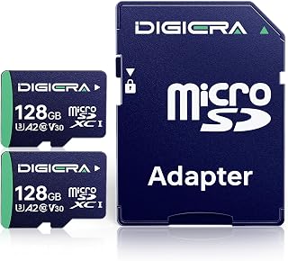 Compare CT100 128GB MicroSDXC UHSI Memory Card with Adapter  Up to 100MBs, C10, U1, V10, Full HD, A1 for Smartphones, Tablets, Cameras, Game Consoles and Drones 2 Card at KSA Price