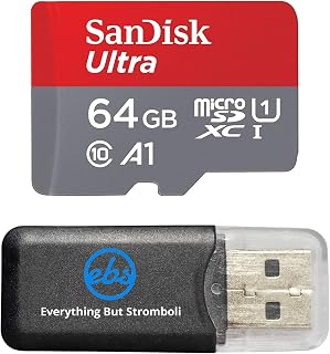 Compare SanDisk 64GB Ultra MicroSD UHSI Memory Card for Lenovo Tablet Works with Tab P 11 Plus, Tab P11 Pro SDSQUA4064GGN6MN Class 10 A1 Bundle with 1 Everything But Stromboli MicroSDXC Card Reader at KSA Price