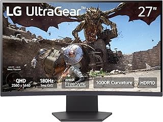 LG 27GS60QC-B Ultragear 27 inch QHD (2560x1440)…