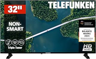 Compare TELEFUNKEN XH32P900S HD Ready 32 Inch 1366 x 768 Pixels LED TV with 80 cm Screen Diagonal and Integrated Triple Tuner 2026 at KSA Price