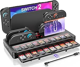 Compare Switch Controller Charging Dock Station Compatible with Nintendo Switch NES Consoles at KSA Price