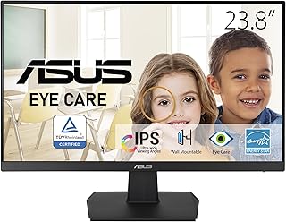 ASUS VA24EHE Eye Care Monitor – 24 inch (23.8 inch…