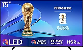 Hisense 75 Inch QLED 4K Smart TV, HSR…