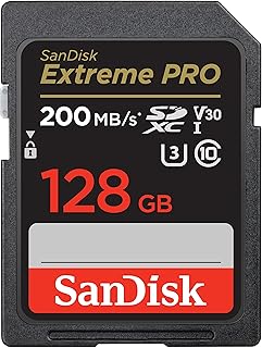 Compare SanDisk 128GB Extreme PRO SDXC UHSI Memory Card  C10, U3, V30, 4K UHD, SD Card  SDSDXXD128GGN4IN, Dark grayBlack at KSA Price