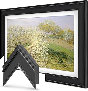 Compare Frame My TV Deco TV Frames  Black Smart Frame Compatible ONLY with Samsung The Frame TV and Pro 55", Fits 20212025 at KSA Price