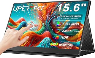 UPERFECT Portable Monitor Touchscreen 15.6 Inch Portable…