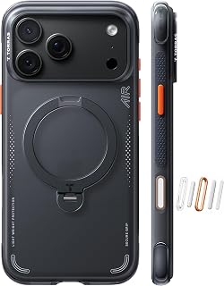 Compare TORRAS Q3 Air for iPhone 18 Pro Case, 360 Magnetic Stand  Shadow Black at KSA Price