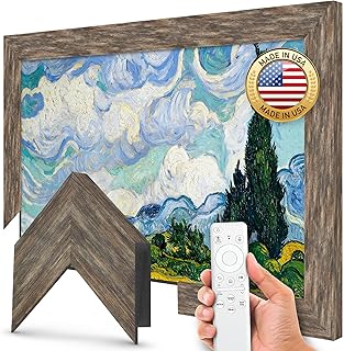 Frame My TV Deco s - Distressed Barnwood…