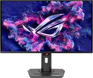 Compare ASUS ROG Strix 27” 1440P OLED Gaming Monitor XG27ACDNG  QDOLED, QHD 2560 x 1440, 360Hz, 0.03ms, Custom Heatsink, OLED Care+, GSYNC Compatible, 99�IP3, DisplayWidget, AI Gaming, 3yr warranty at KSA Price