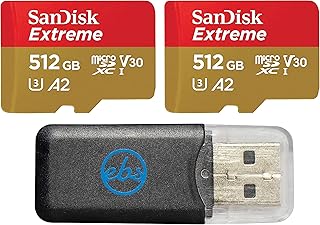 SanDisk Micro Extreme 512GB SDXC UHS-I U3 V30…