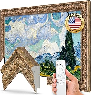 Compare Deco TV Frames Tuscan Copper Compatible ONLY with Samsung The Frame TV Fits 20212024 Frame TV, 75" at KSA Price