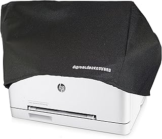 Compare DigitalDeckCovers Printer Dust Cover for HP Color LaserJet Pro MFP M177fw  M277dw  M278dw  M281fdw  M283fdw  M283cdw Printers Antistatic, Water Resistant, Heavy Duty Fabric, Black at KSA Price