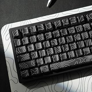 Compare dagaladoo Shine Through Key Cap,Side Print keycap,132Keys Topograph keycaps,DYESub Patterns,Cherry Profile | Double Shot |for Mechanical KeyboardsDark Blue,only keycaps at KSA Price