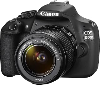 Compare Canon EOS 1200D  18 MP, SLR Camera, Black, 18  55mm Lens Kit at KSA Price