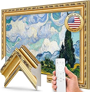 Frame My TV Deco TV Frames - Ornate Gold…