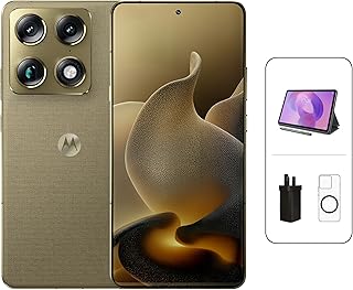 Compare MOTOROLA Signature 5G, 16+16GB RAM Boost, 512 GB ROM, DXO Gold Rated 50 MP OIS Camera, IP68IP69, Liquid Metal Cooled SD 8 Gen 5, 6.8" Extreme AMOLED Display 165Hz, PANTONE Martini Olive, Free Gifts at KSA Price