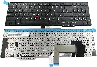 Compare New Laptop Keyboard Replacement with Frame and Pointer Compatible with IBM Lenovo ThinkPad Edge E531 W540 W541 W550 W550S T540 T540P T550 Series Fit PN 0C45254 04Y2465 no Backlit at KSA Price