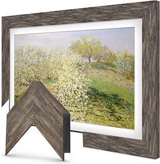 Compare Frame My TV Deco TV Frames  Distressed Barnwood Smart Frame Compatible ONLY with Samsung The Frame TV and Pro 50", Fits 20212025 at KSA Price