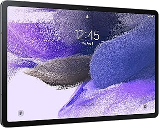 Compare Samsung Electronics Galaxy Tab S7 FE 2021 Android Tablet 12.4” Screen WiFi 64GB S Pen Included LongLasting Battery Powerful Performance, Mystic Black at KSA Price