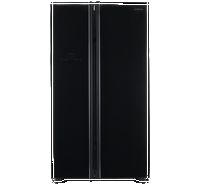 Compare Hitachi SBS Refrigrator 13.3Cu.ft Freezer 8.1Cu.ft, Inverter, Black at KSA Price