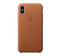 Compare Apple iPhone X Leather Case  Saddle Brown at KSA Price