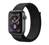 Compare Apple&nbsp;Watch, Series&nbsp;4 GPS, 44mm Space Grey Aluminium Case with Black Sport Loop at KSA Price