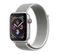 Compare Apple&nbsp;Watch, Series&nbsp;4 GPS, 44mm Silver Aluminium Case with Seashell Sport Loop at KSA Price