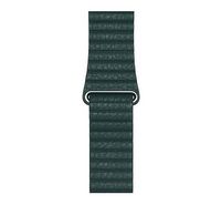 Compare 44mm Leather Loop Large Band, Forest Green at KSA Price