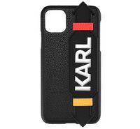 Compare Karl Lagerfeld PU Hard Case with Strap iPhone 11 Pro Max,Black at KSA Price