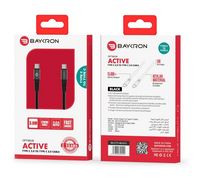 Compare Baykron Cable Type C to Type C  3M, Black at KSA Price