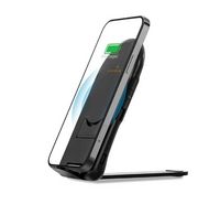 Compare Smartix Fast Wireless Charger 15W with Premium Dual Coil, Black at KSA Price