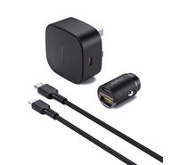 AUKEY Bundle II, Wall Charger, Car Charger,…