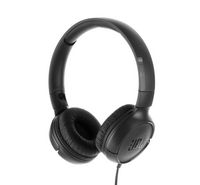 JBL Tune 500 On-Ear Wired Headphones, Black