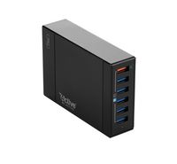 Compare Active Station Hub ,6Ports 1QC & 5 USB, 60W, Black at KSA Price