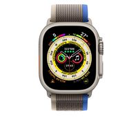 Compare Apple Ultra Watch Trail Loop, MideumLarge, 49MM, BlueGray at KSA Price