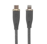 Compare RavPower Type C to Lightning Cable 2M Nylon, Gray at KSA Price