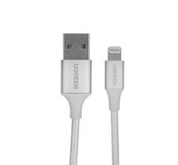Compare UGREEN Alu Case Braided Lightning Cable 1m, Silver at KSA Price