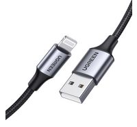 Compare UGREEN Alu Case Braided Lightning Cable 1m, Black at KSA Price